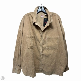 Secure Closure Systems 3-In-1 Set Corduroy Top Long Sleeve By Levis In Tan, Size: XXL