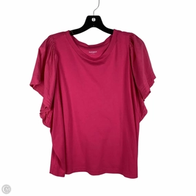 Top Short Sleeve Basic By Old Navy In Pink, Size: 3x No-Shrink Fabric