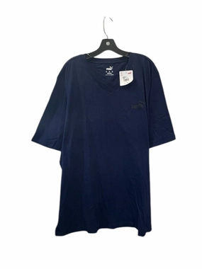 Top Short Sleeve Basic By Puma In Navy, Size: 4x right size
