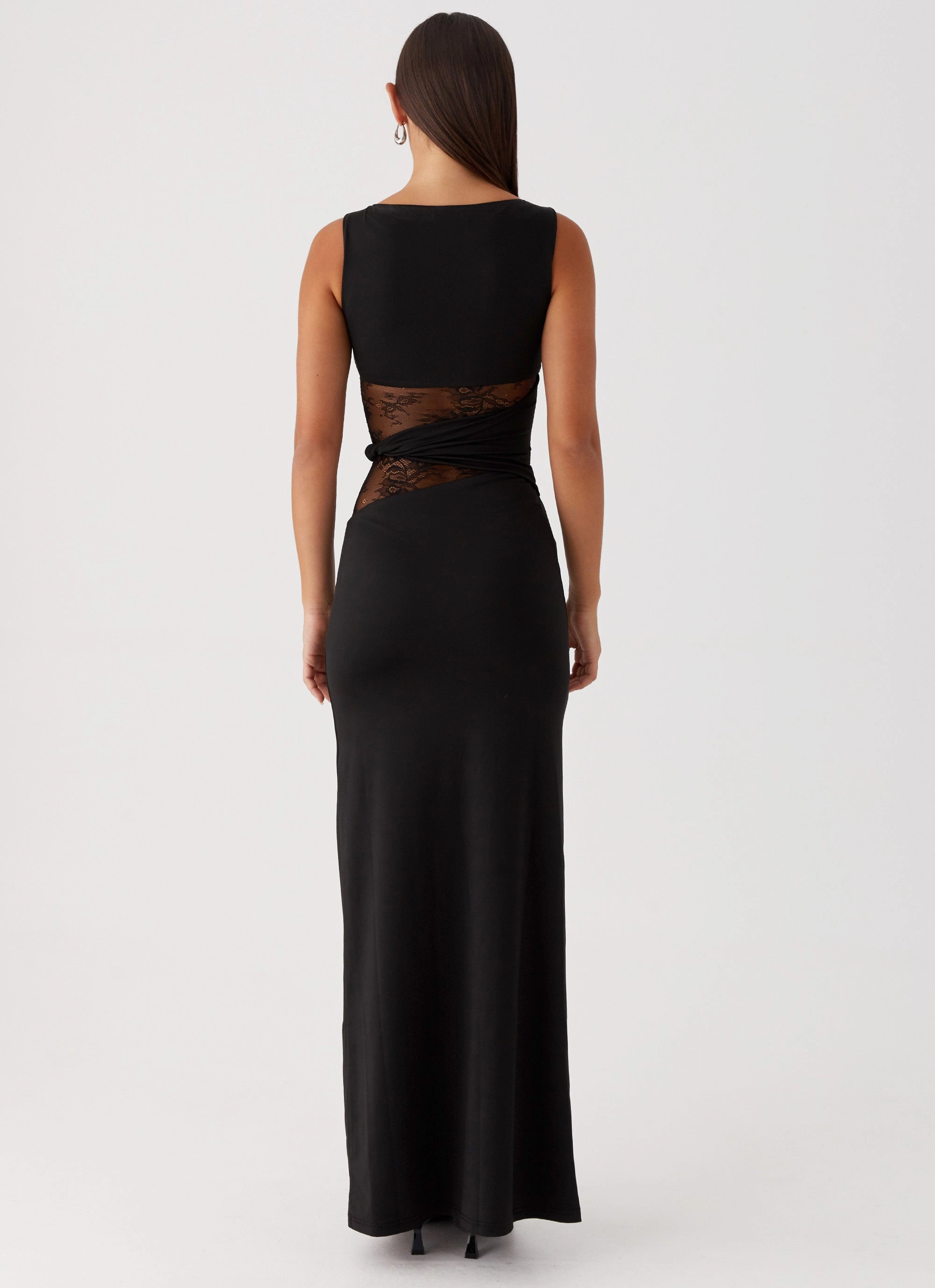Effortless Layer Wear Karma Maxi Dress - Black