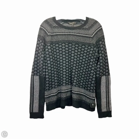Compact Travel Design Sweater Designer By Bcbgmaxazria In Black & Grey, Size: S