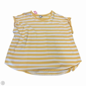 Effortless Daywear Top Short Sleeve By Ava & Viv In Striped, Size: 2x
