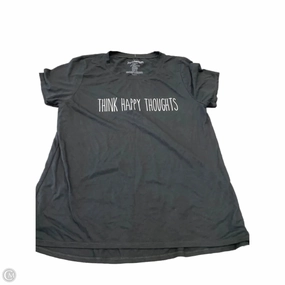 Wrinkle Resistant Finish Top Short Sleeve By Clothes Mentor In Black, Size: 3x