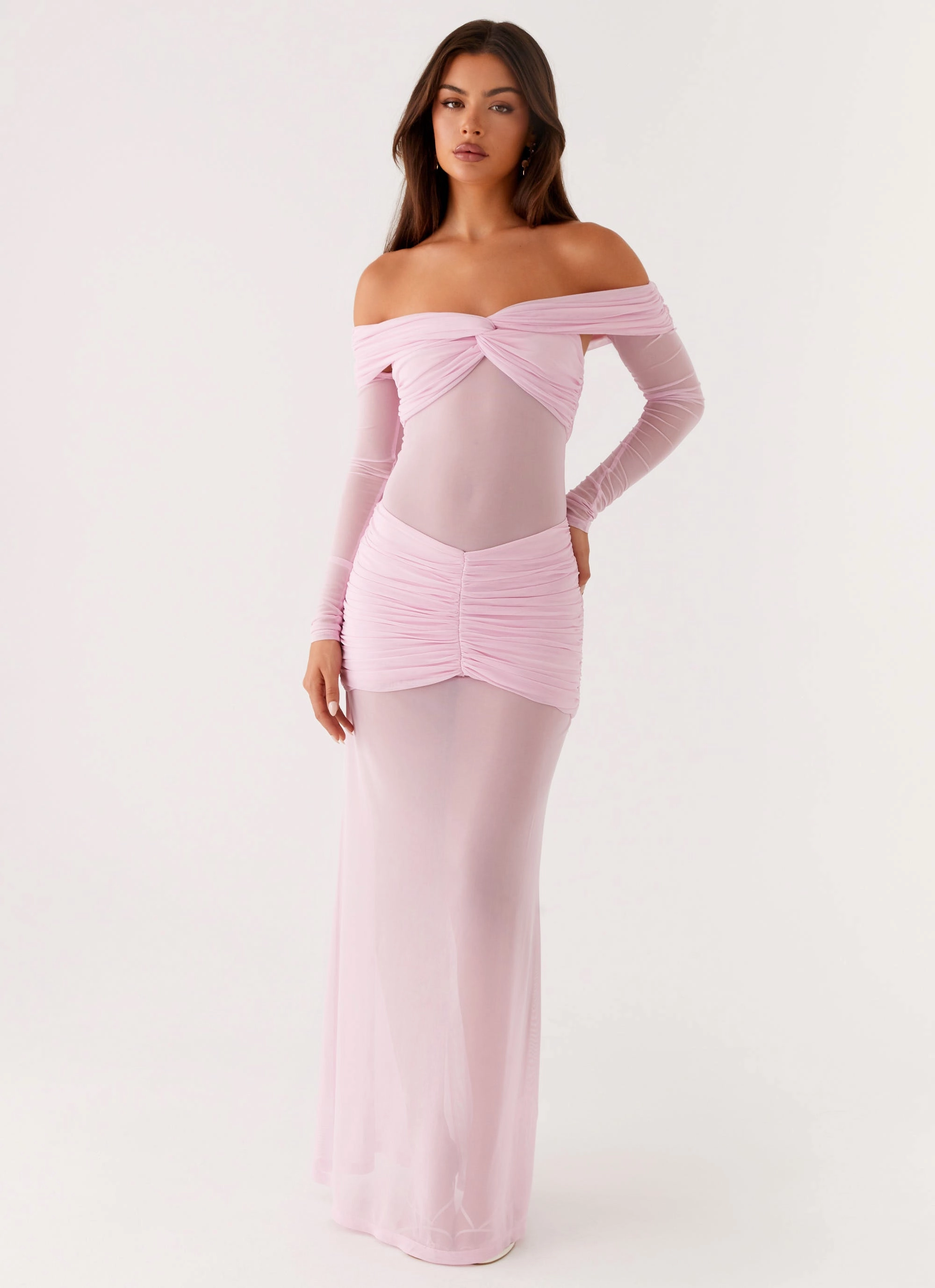 Alter Ego Maxi Dress - Pink Artisanal-Detail