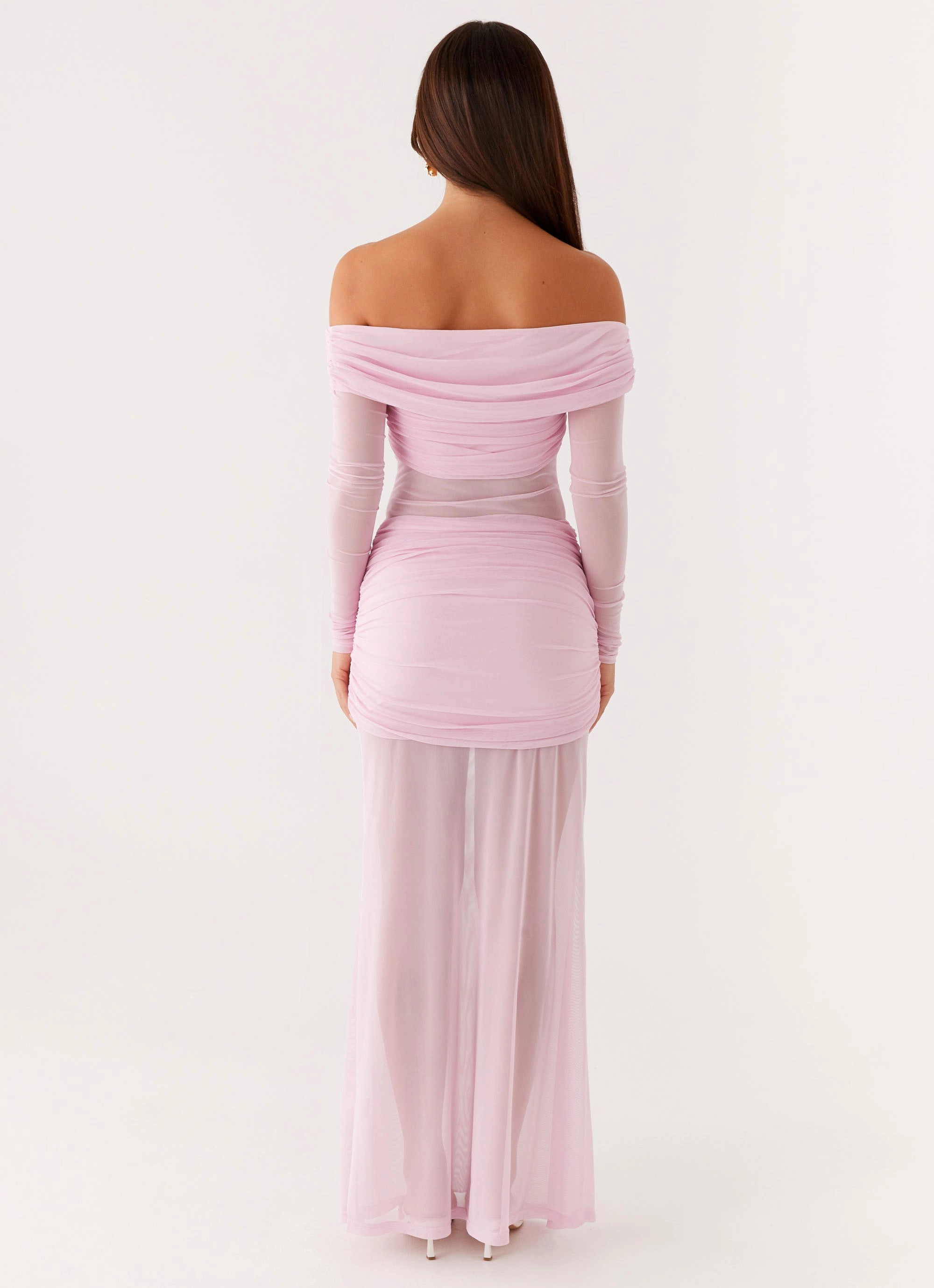 Feminine Structure Alter Ego Maxi Dress - Pink