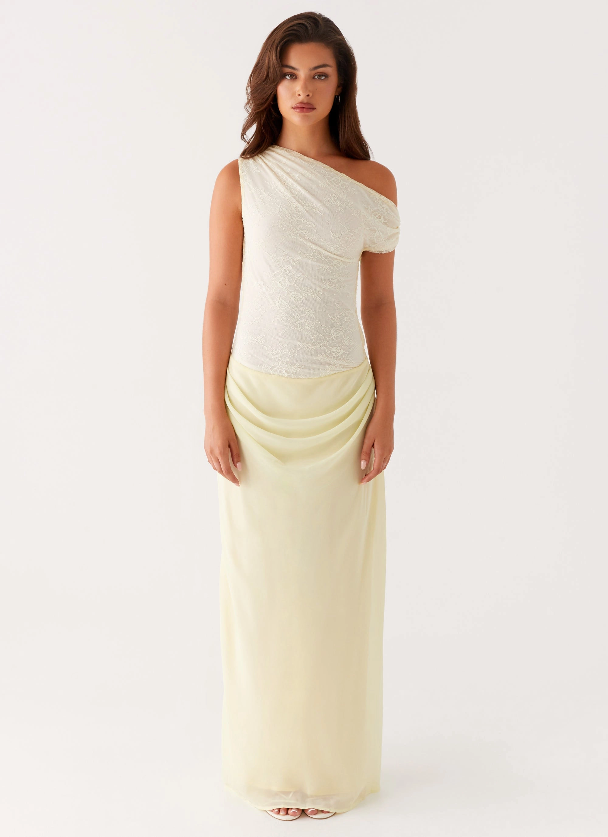 Lili Maxi Dress - Yellow Midi-Length All-season