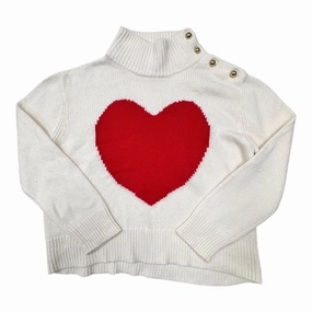 Stretch Flex Quick Dry Wear Sweater Designer By Kate Spade In Red & White, Size:L