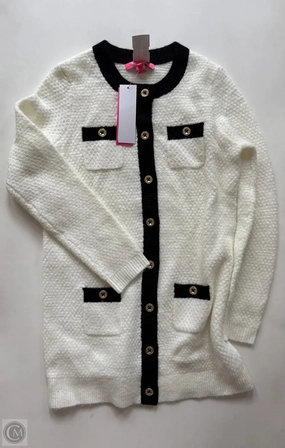 Sweater Designer By Lilly Pulitzer In Cream, Size: Xs Long Lasting Elasticity