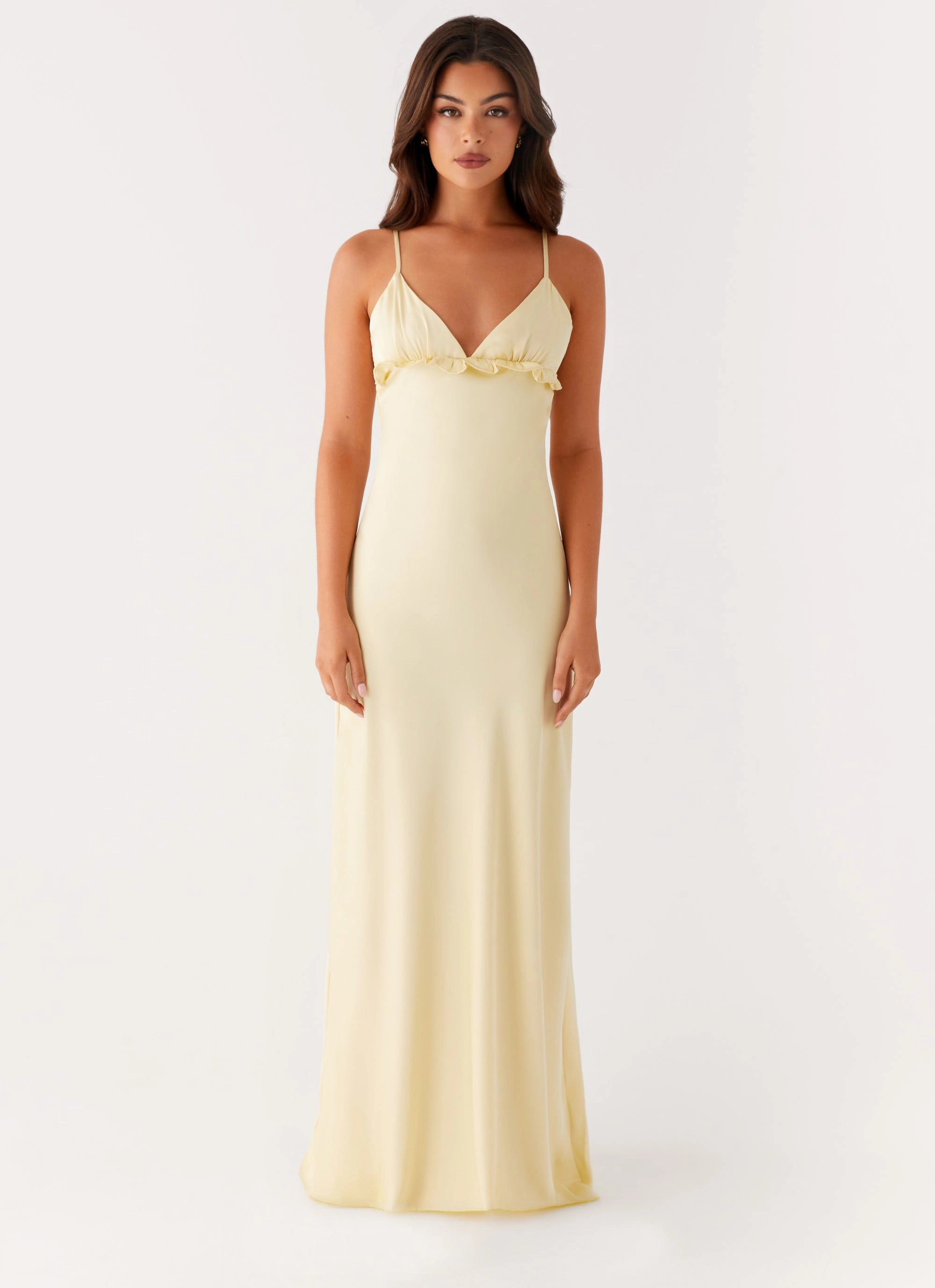 Studio Style Elona Maxi Dress - Baby Yellow
