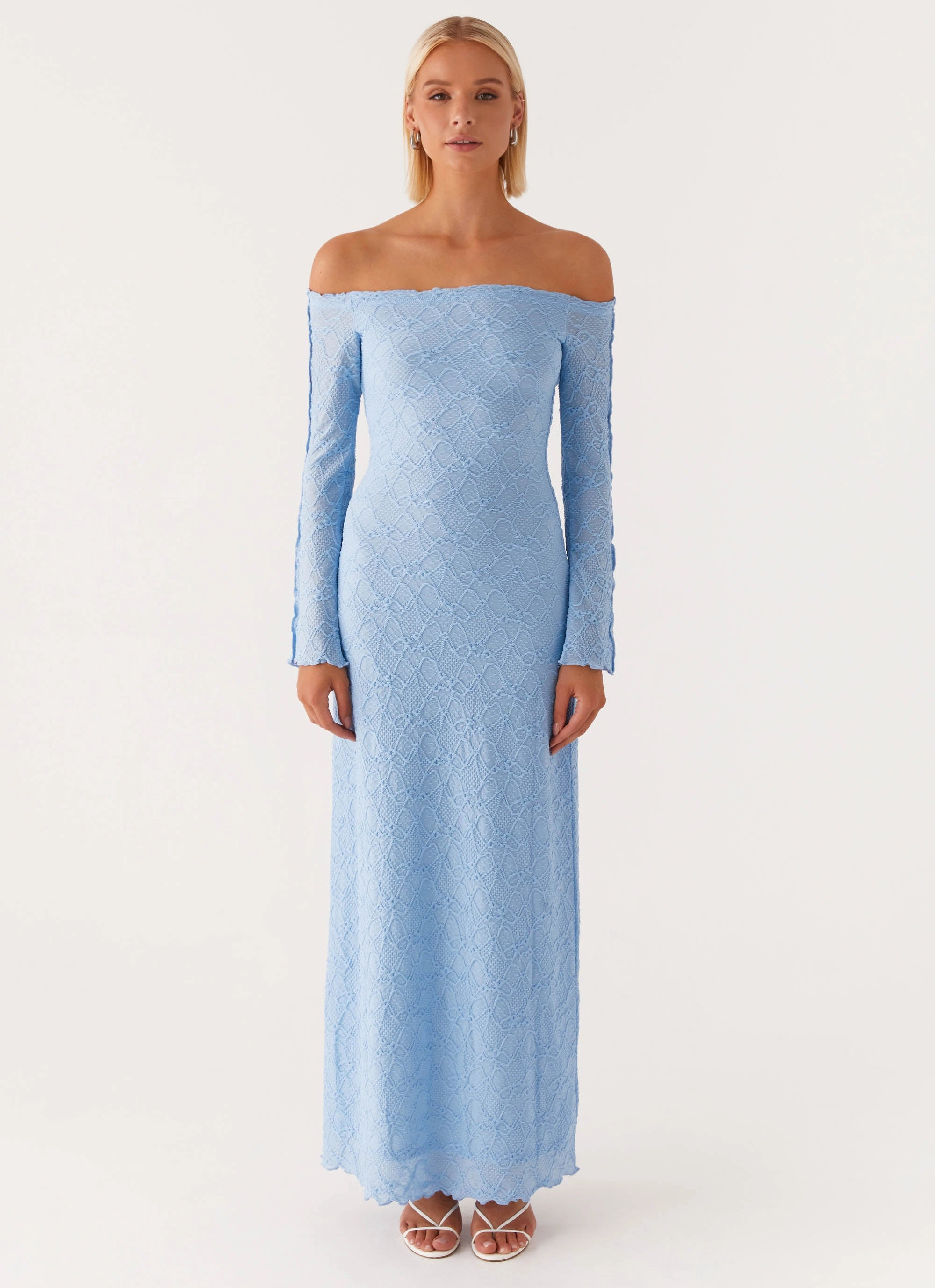 Bright bold dress hypoallergenic Elouera Maxi Dress - Baby Blue