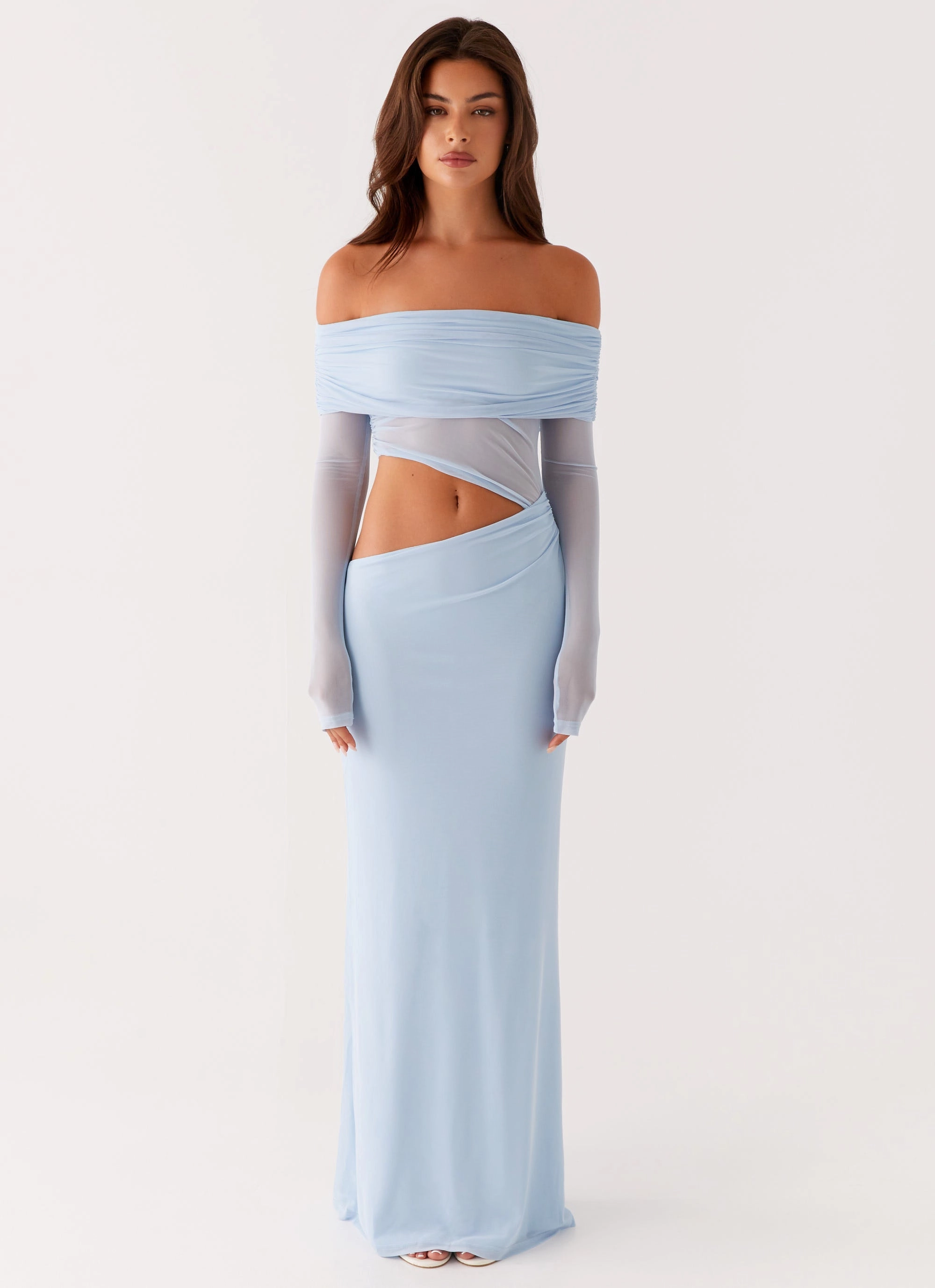Daily Mood Light and Comfortable Emery Maxi Dress - Blue