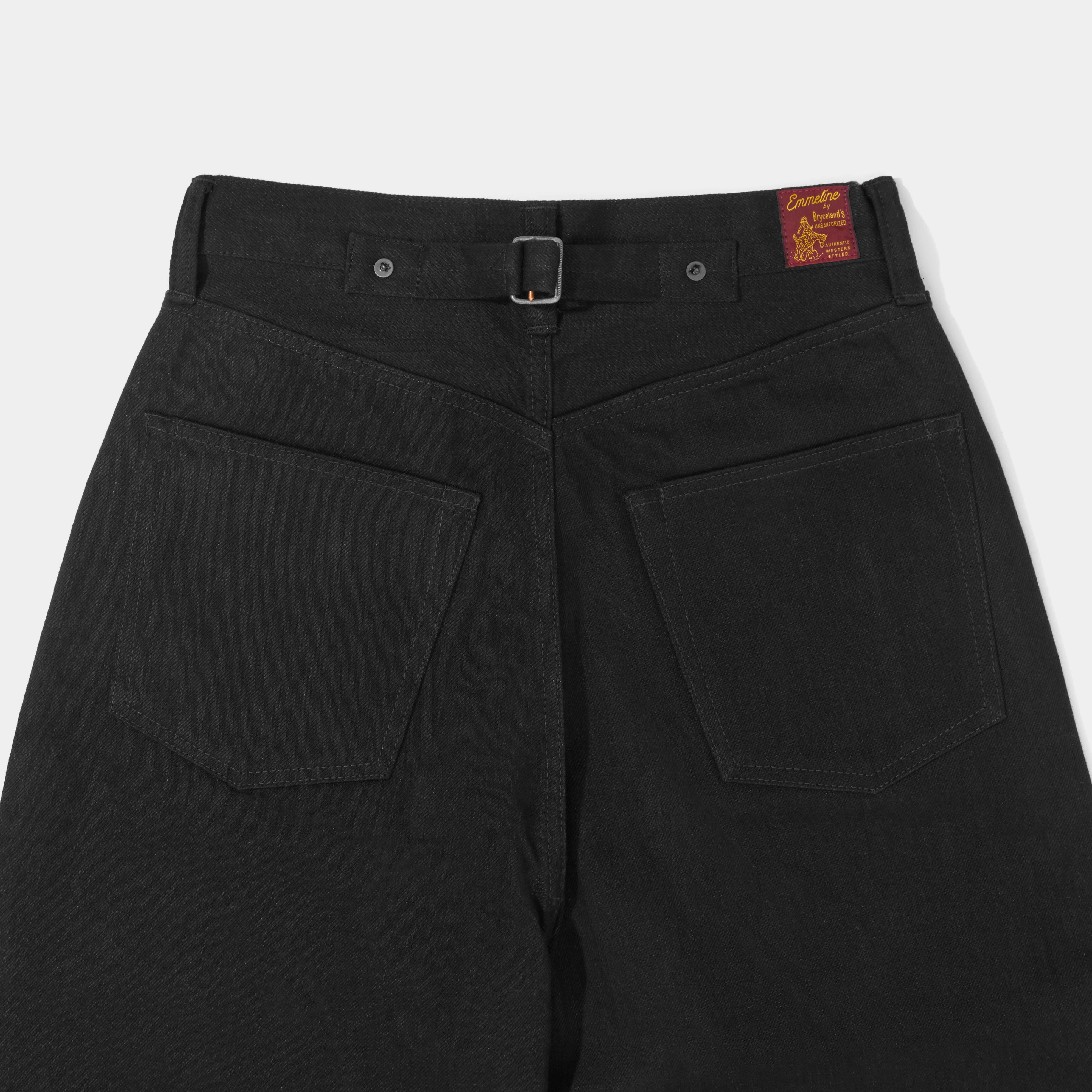 Emmeline Janet Jeans Black Effortless casual Basic Piece