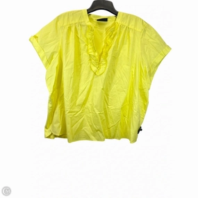 Top Short Sleeve By Lane Bryant In Yellow, Size: 4x AllWeatherComfort
