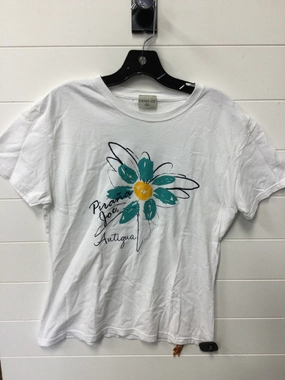 Top Ss By Cma In White, Size:Xl Chic And Comfortable