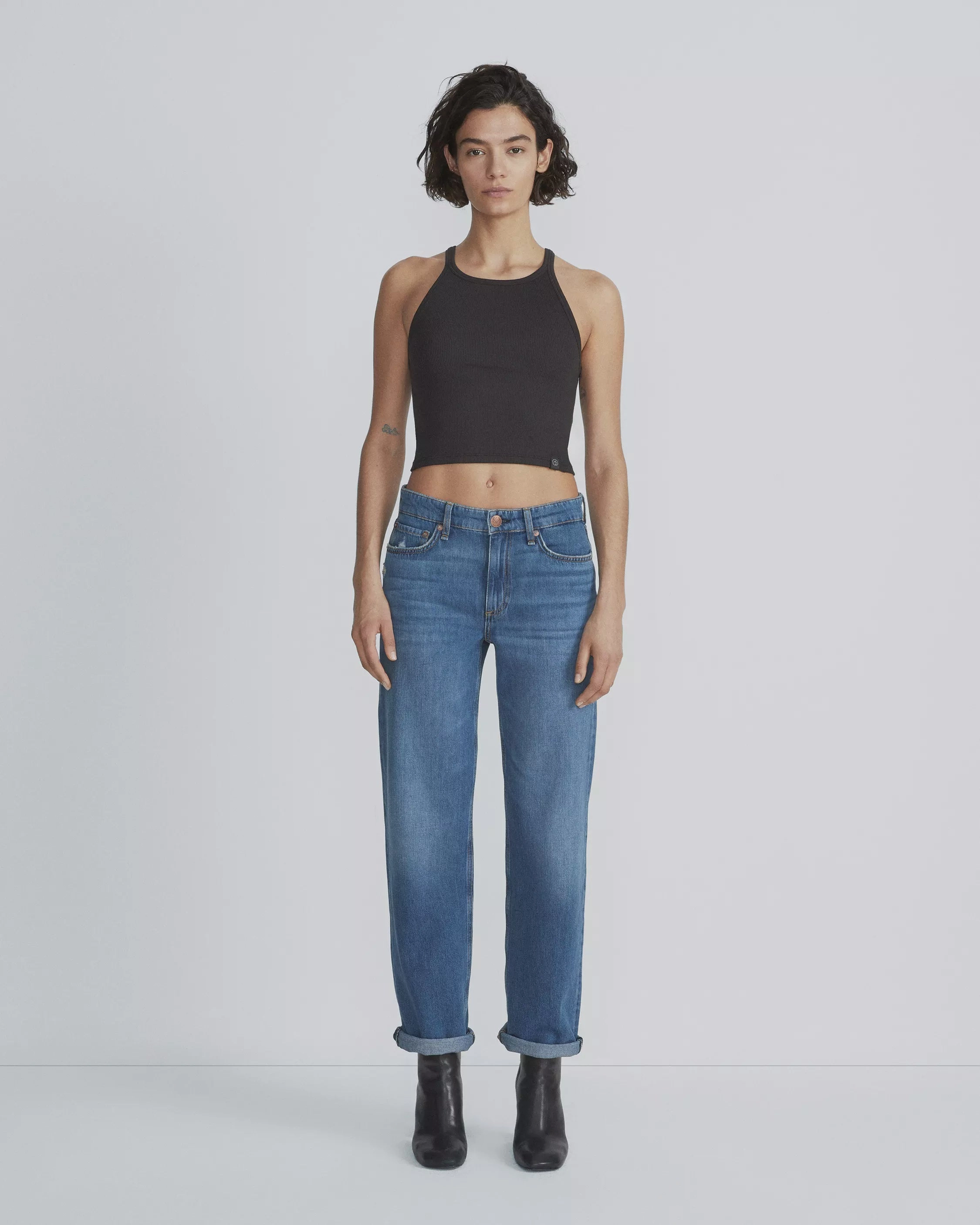 Casual Spring Mood Classic Wear Reinforced Belt Loops Rag & Bone Dre Low Rise Baggy in Blake
