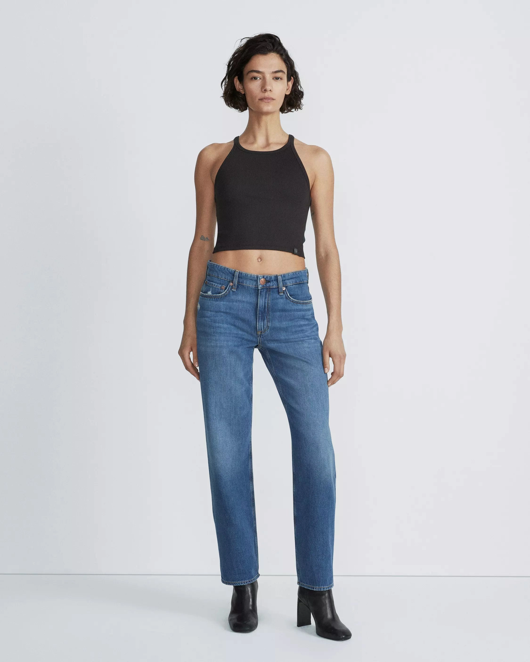Timeless Waist Rag & Bone Dre Low Rise Baggy in Blake