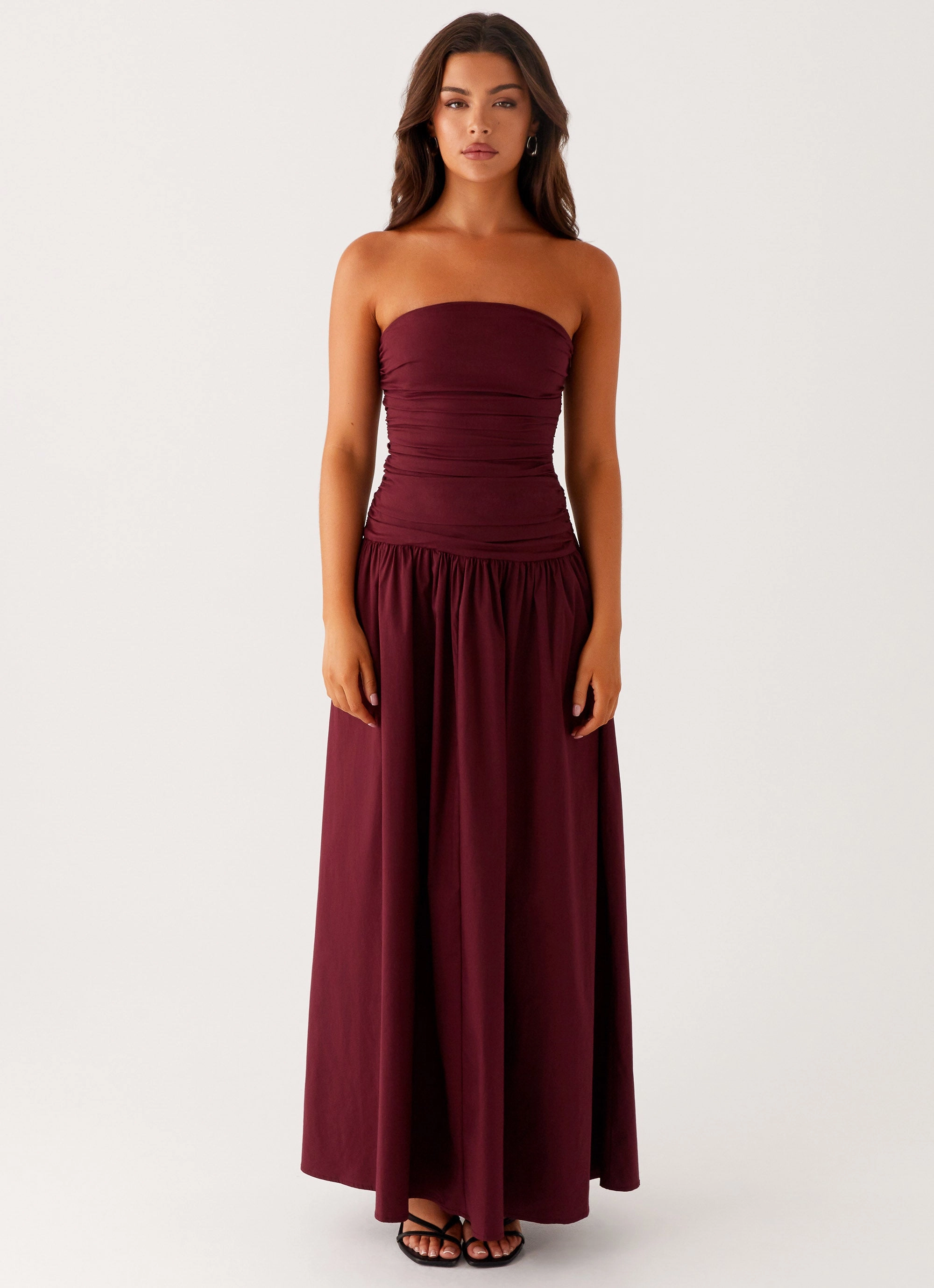 All Time Mood Booster Carmel Maxi Dress - Mulberry