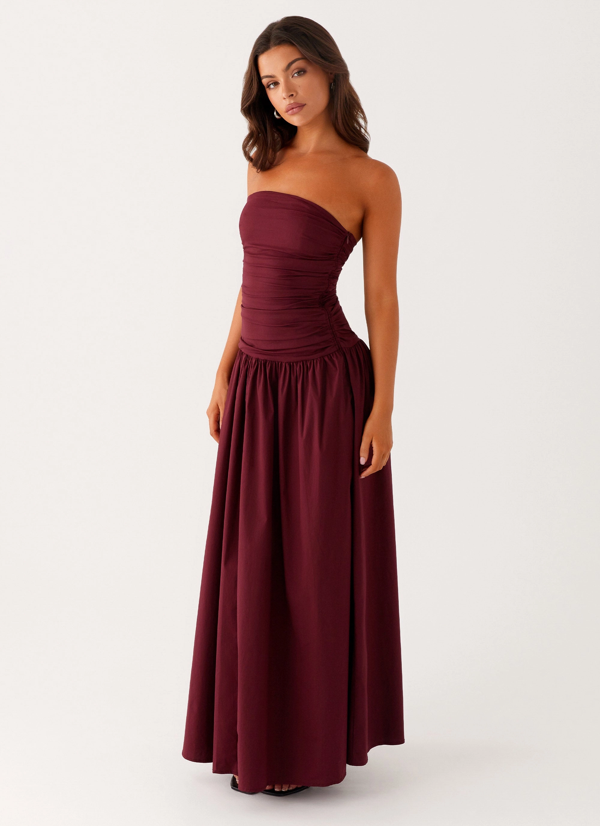 Sophisticated Appeal Carmel Maxi Dress - Mulberry