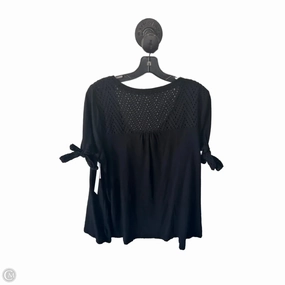 back to school Top Short Sleeve By Lane Bryant In Black, Size: 1x