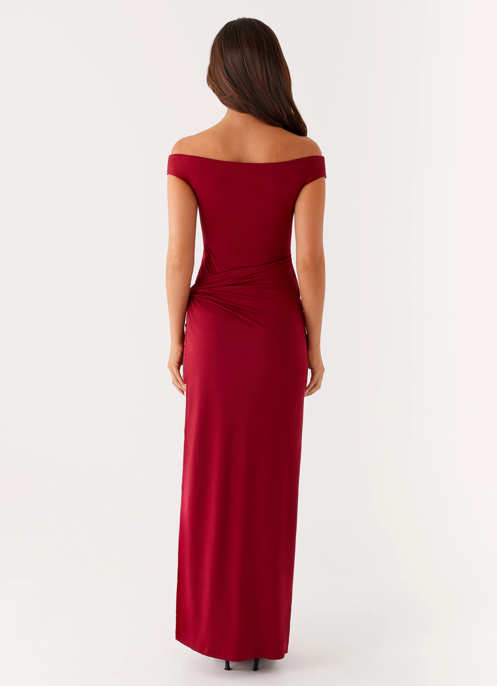 Summer Wardrobe Neutral Form Amerie Maxi Dress - Maroon