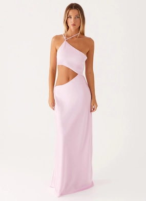 Comfy Detail Courtney Maxi Dress - Pink