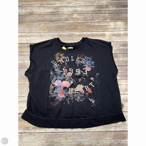 Top Short Sleeve By Pilcro In Black, Size: 2x Stretch Waist Ergonomic Cut