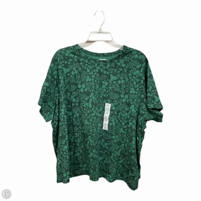 Top Short Sleeve By Old Navy In Green, Size: 3x MinimalistDesign