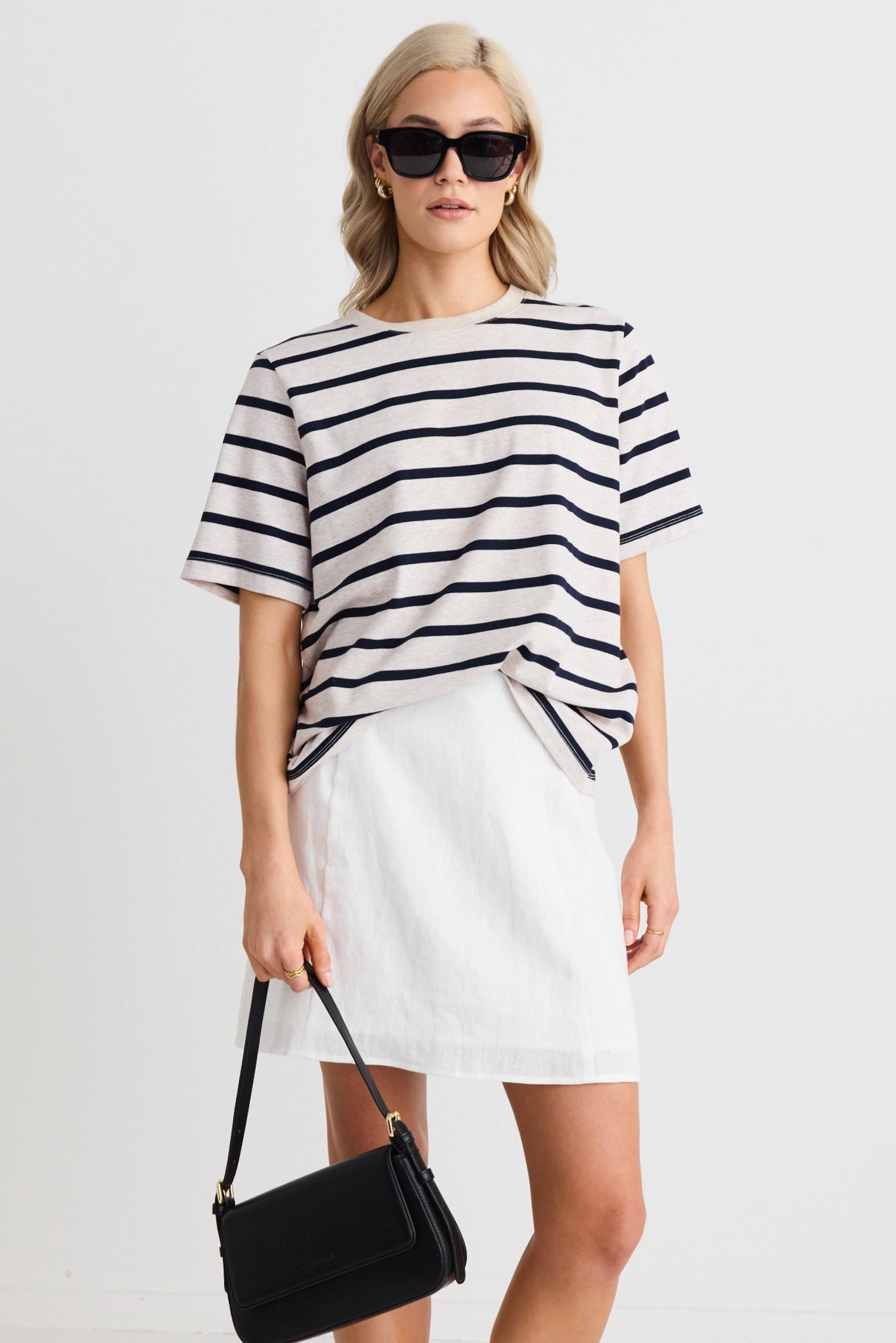 Elevated Casual Palma White Mini Skirt