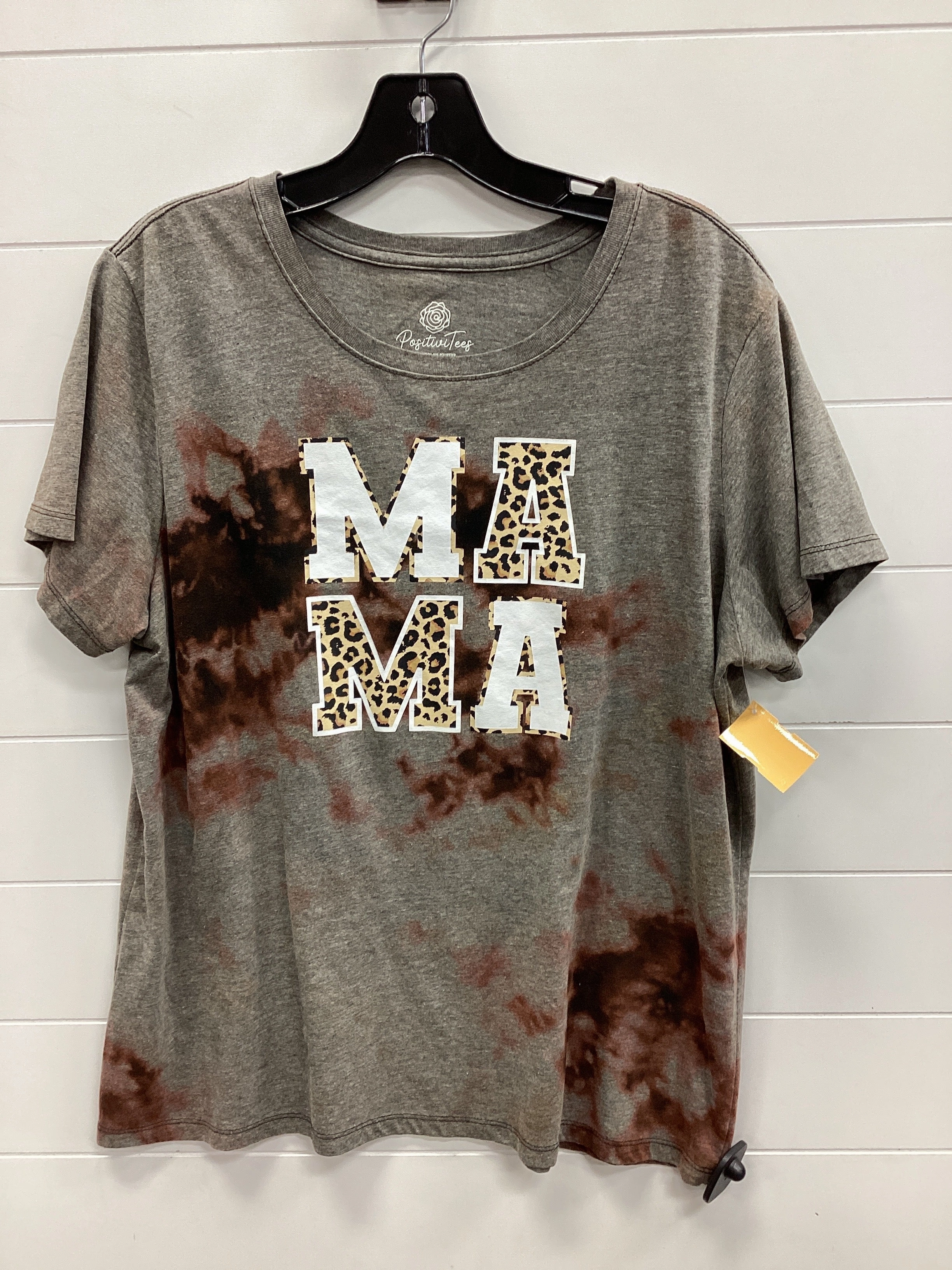 Top Ss By Cmc In Grey, Size:2X Seamless construction