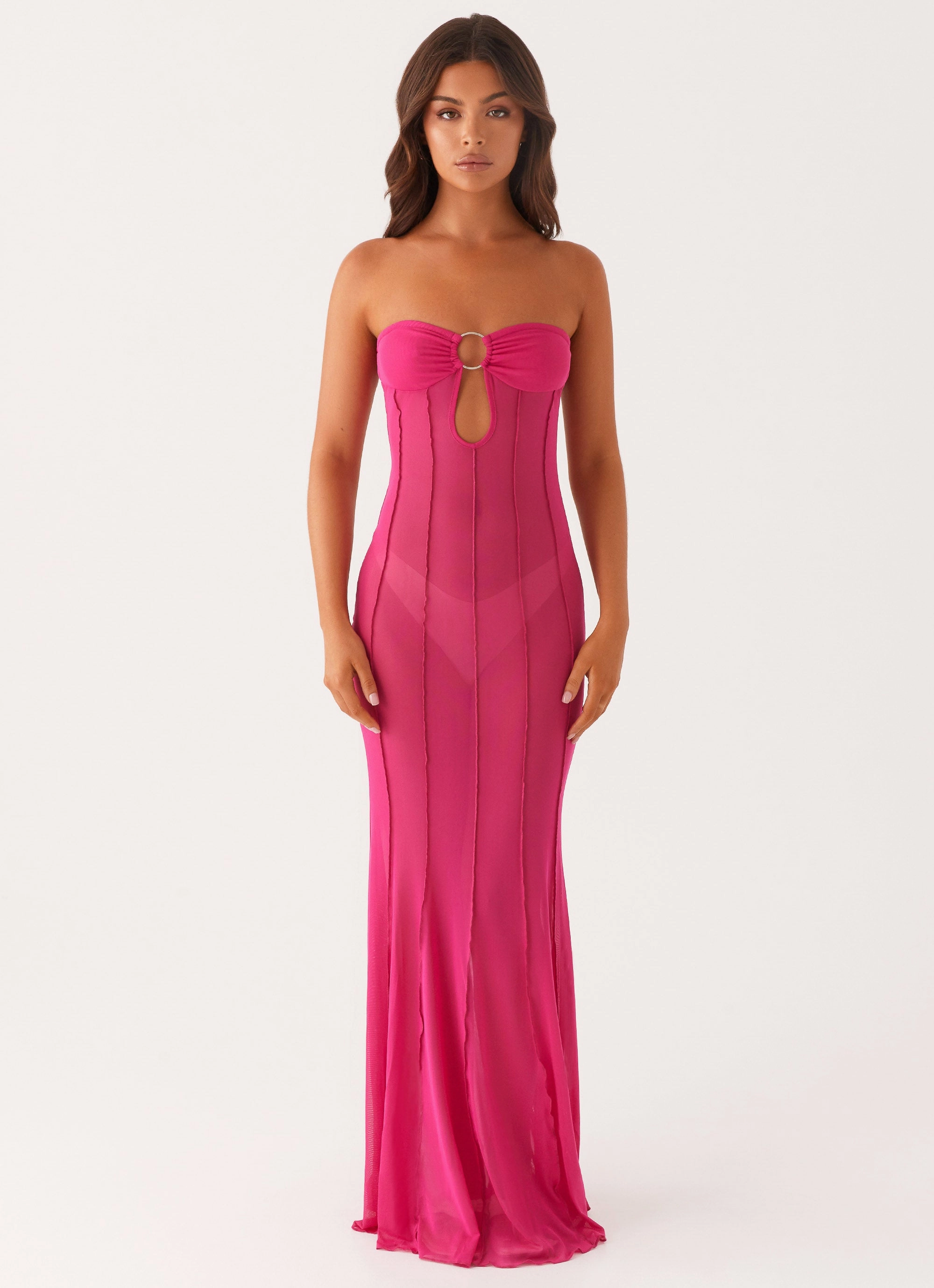 Refined fit Kennedy Maxi Dress - Fuchsia