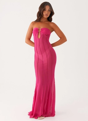 Kennedy Maxi Dress - Fuchsia Everyday Movement