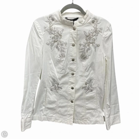 Jacket Other By White House Black Market In White, Size: 8 Convertible Cuff System