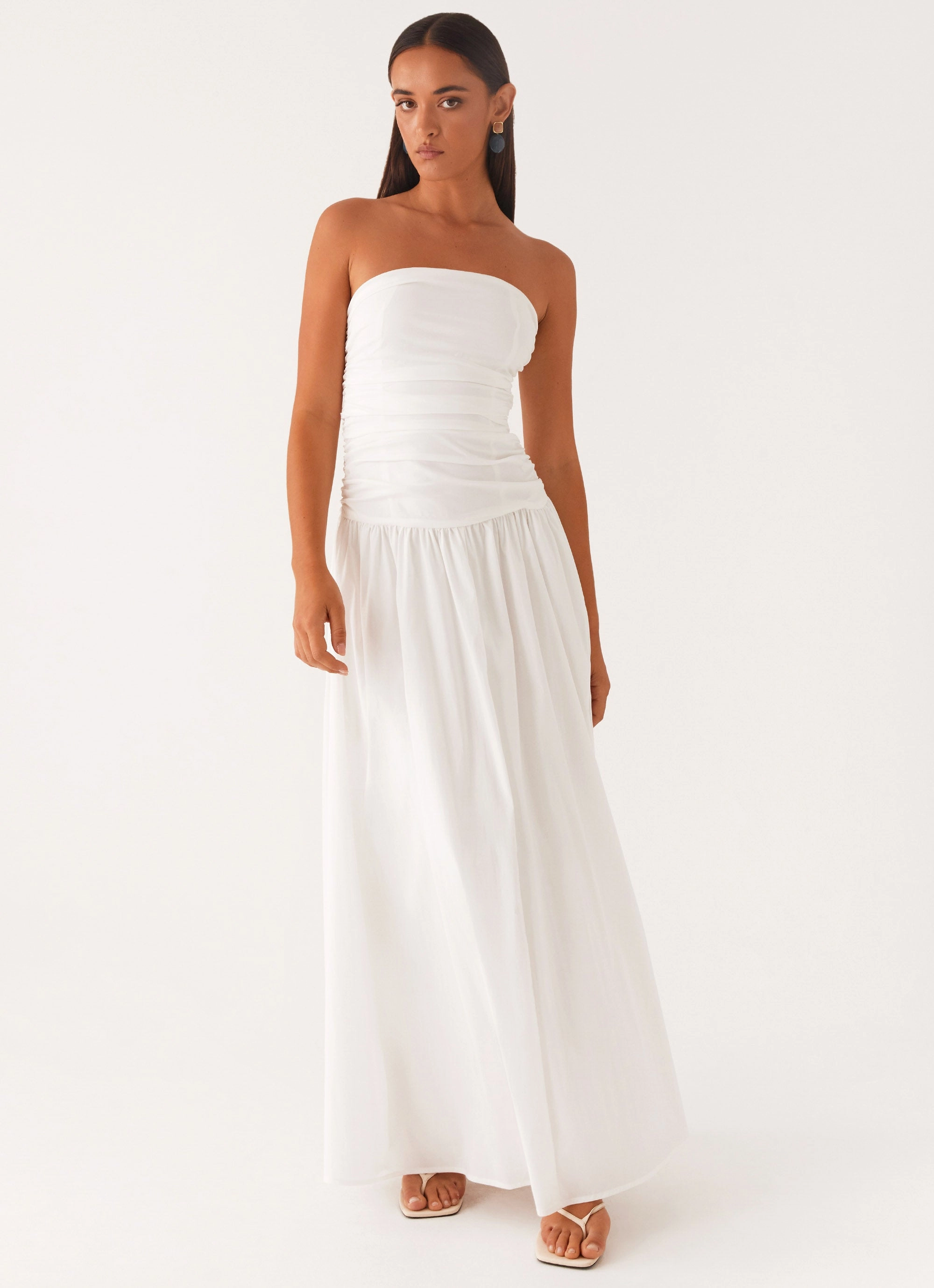 Carmel Maxi Dress - White Event Safe