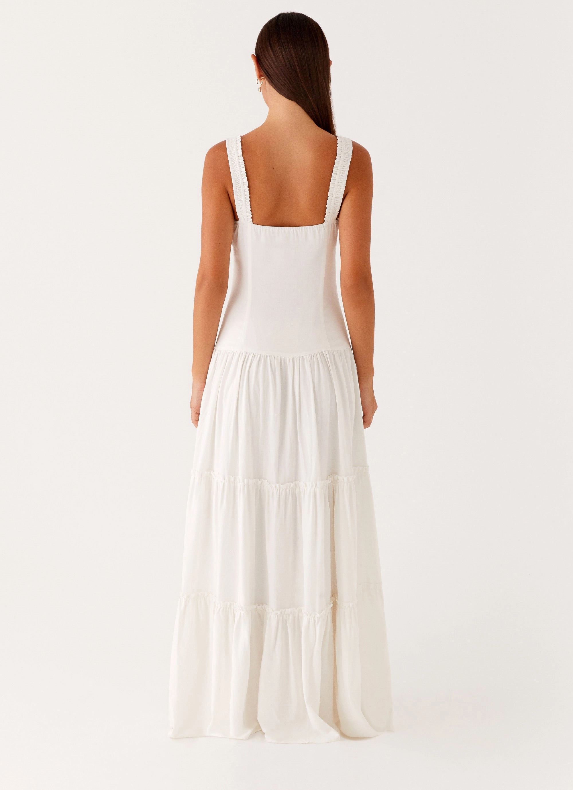 Esme Maxi Dress - White Soft and Relaxed Perfect Fit Look
