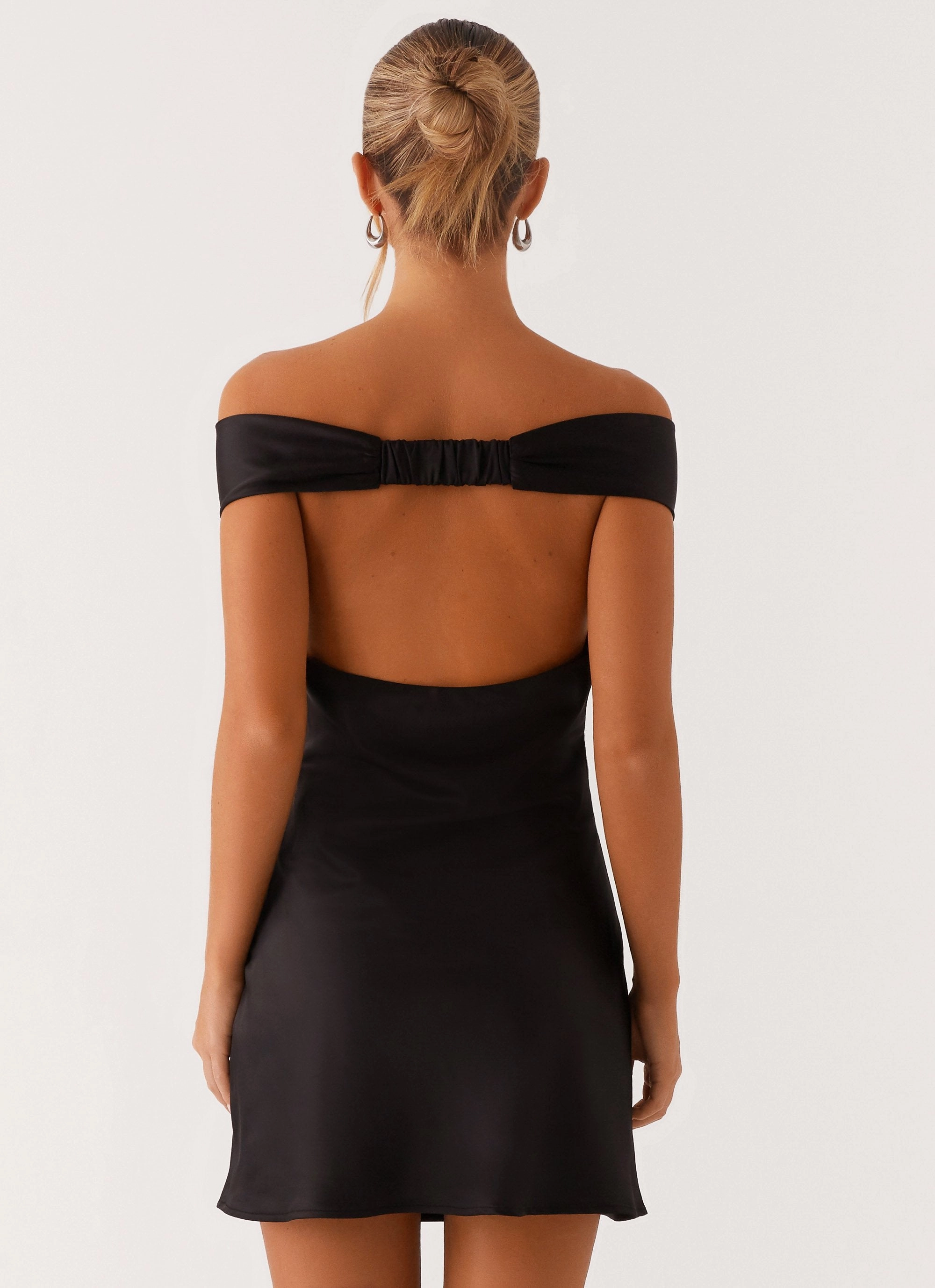 Comfortable texture Jenner Mini Dress - Black