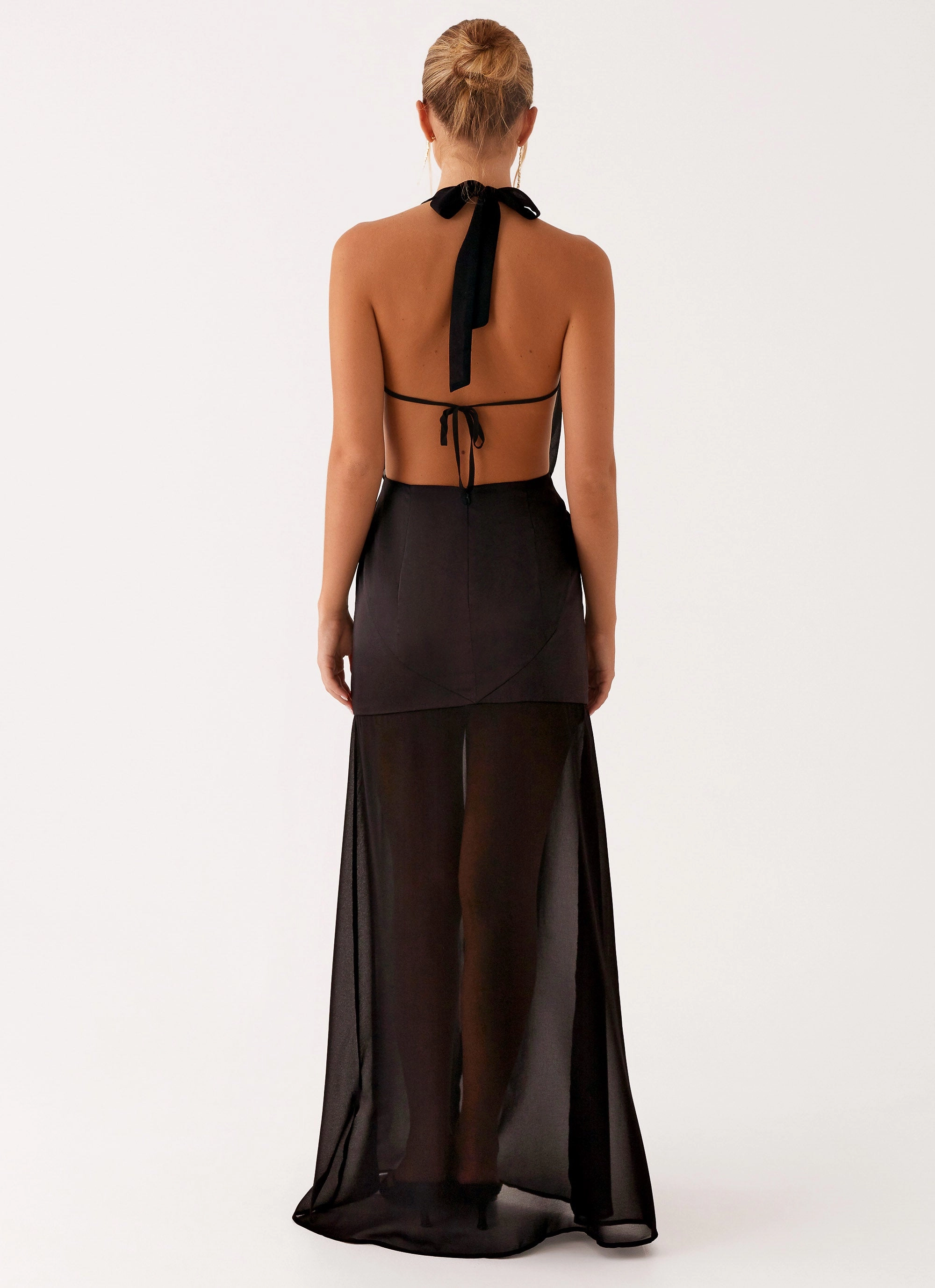 Versatile Layer Fenella Maxi Dress - Black