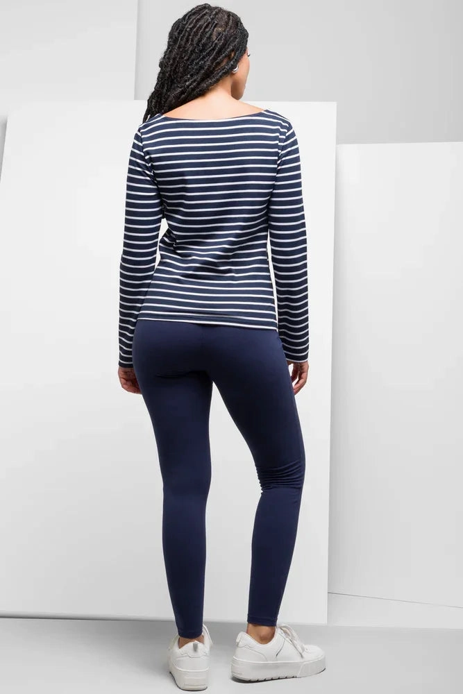 Invisible Waist Leggings Navy