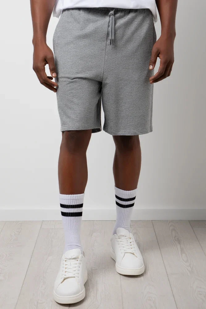 Fleece Shorts Grey Neutral Tones Cozy Fit