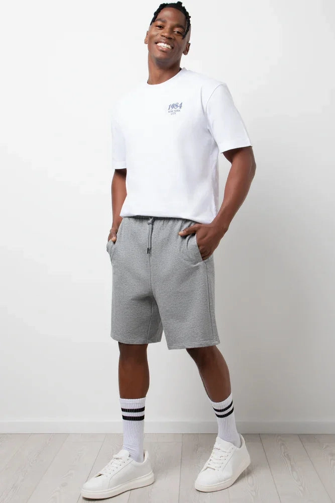 Fleece Shorts Grey WaterResistantFinish