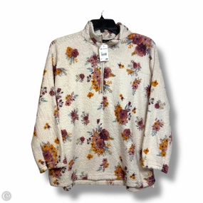 Jacket Faux Fur & Sherpa By Cme In Floral Print, Size: L Minimal Travel Look Layer Up Style