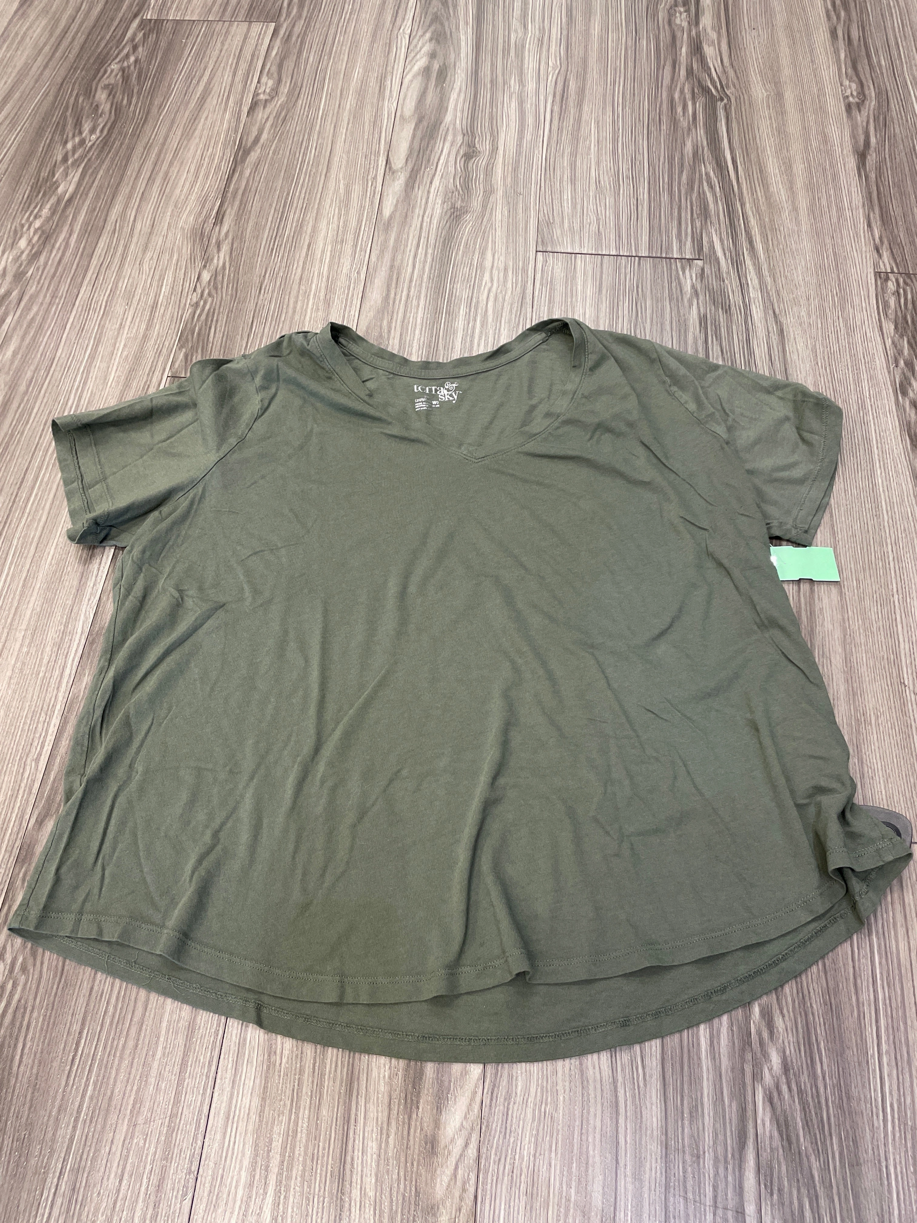 Top Short Sleeve By Terra & Sky  Size: 2x Soft Cotton Feel