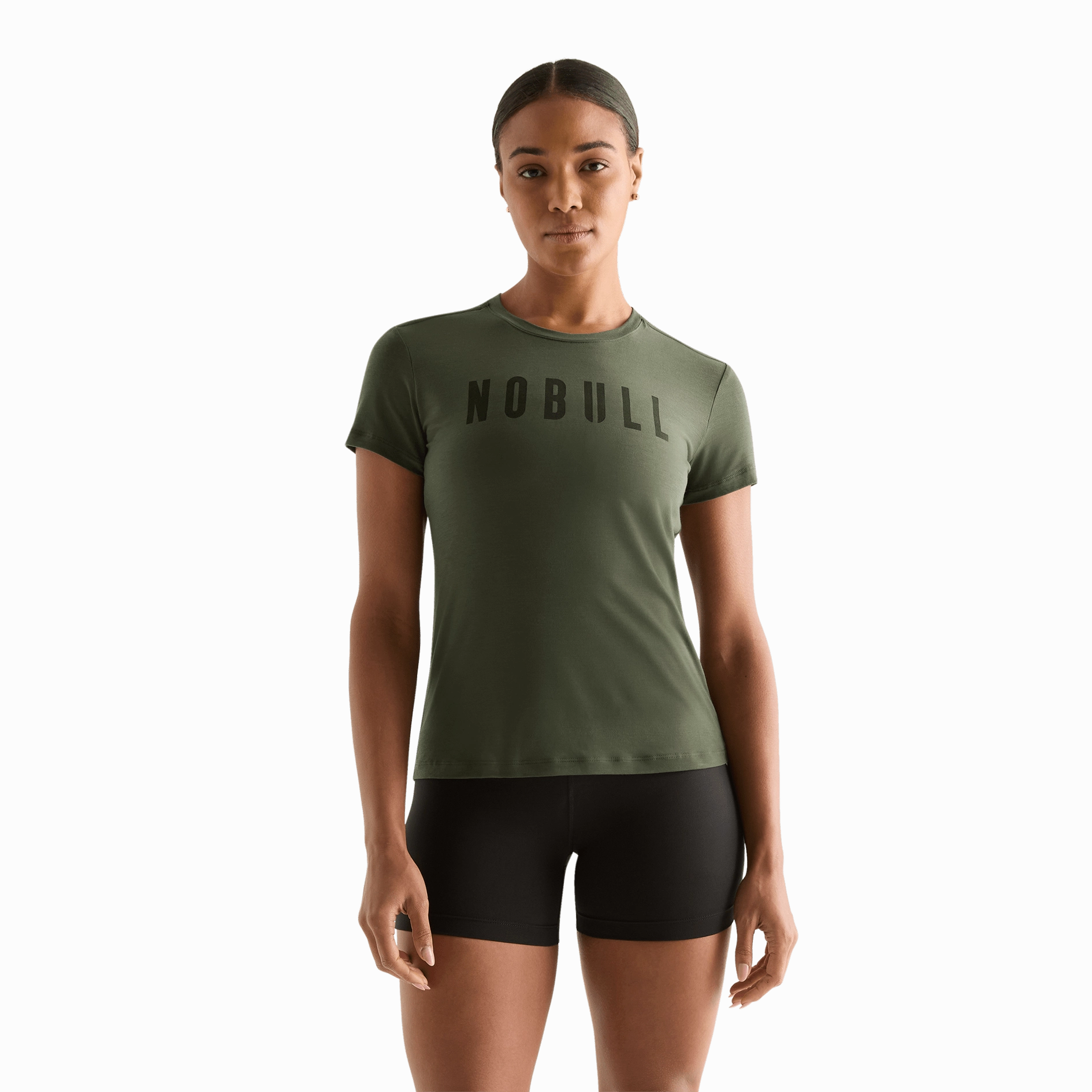 Reflective Trim Details Weighted Hem Trim Women's NOBULL Tee