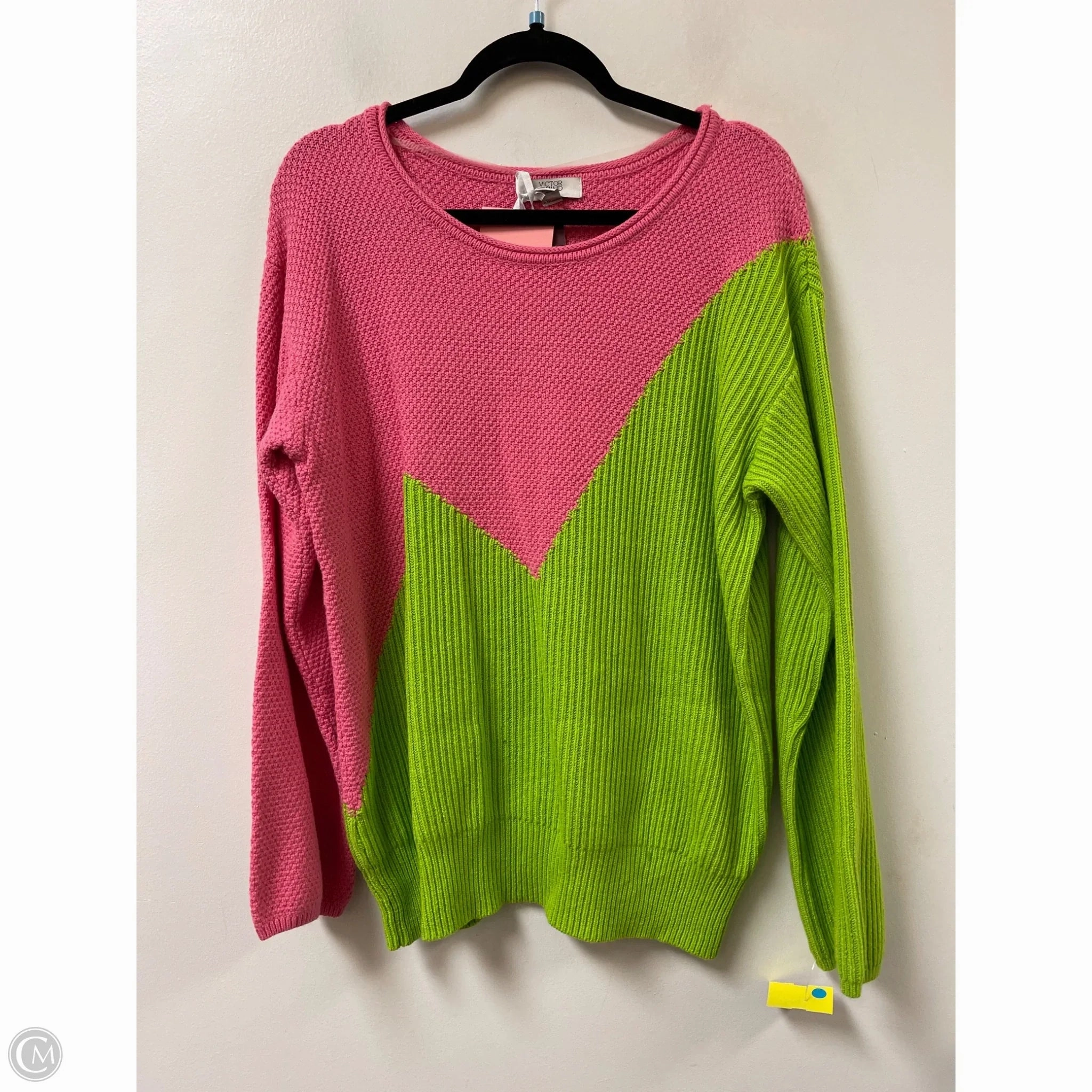 Tactile Grid Knit Sweater By Target-designer In Pink, Size: L