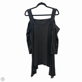 Relaxed Wear SeamFreeShoulders Top Short Sleeve By Cha Cha Vente In Black, Size: 1x