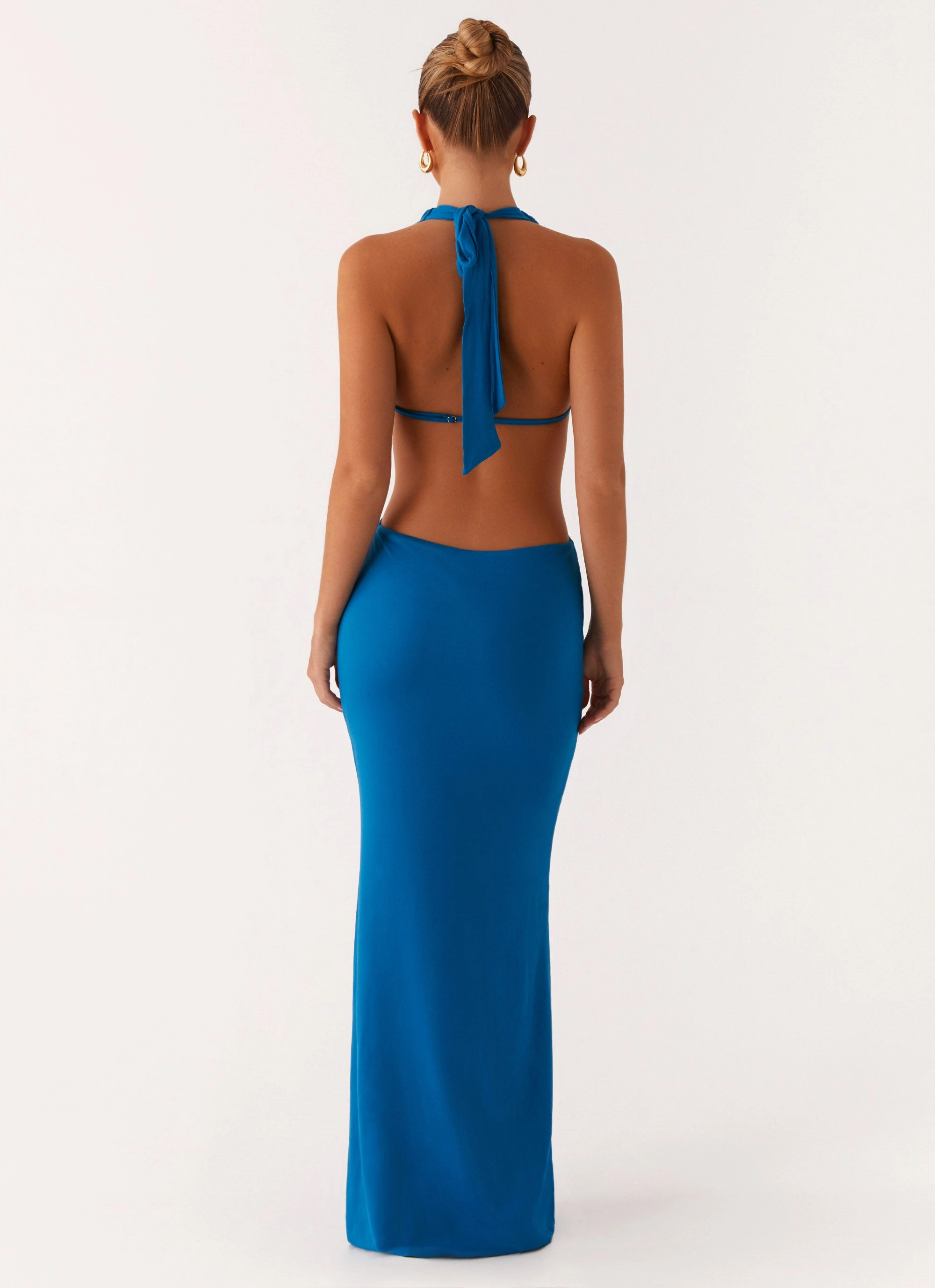 Flossy Maxi Dress - Royal Blue Relax Style