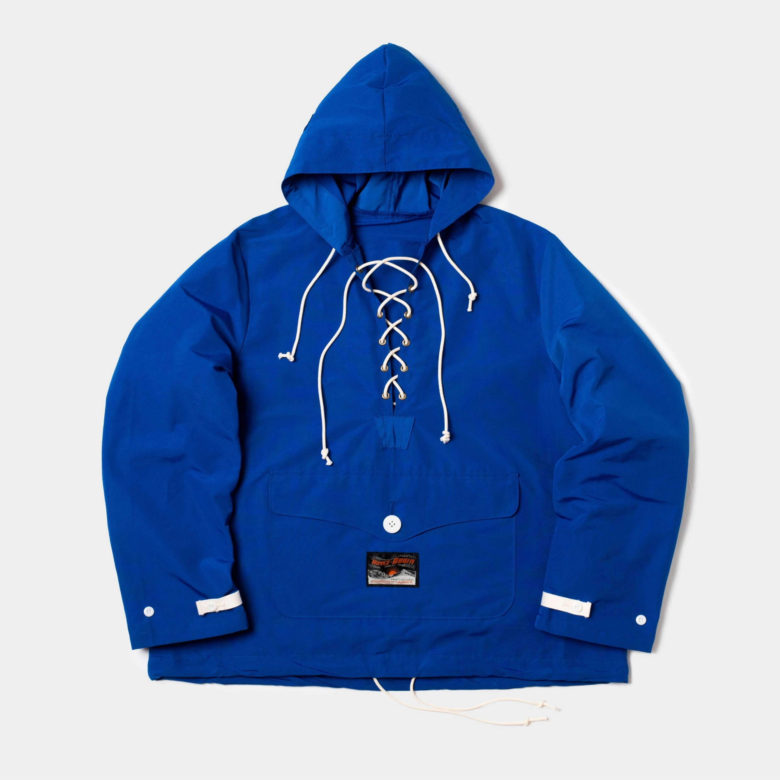 Foul Weather Anorak Blue Microfiber Shell Fashion Forward Layer