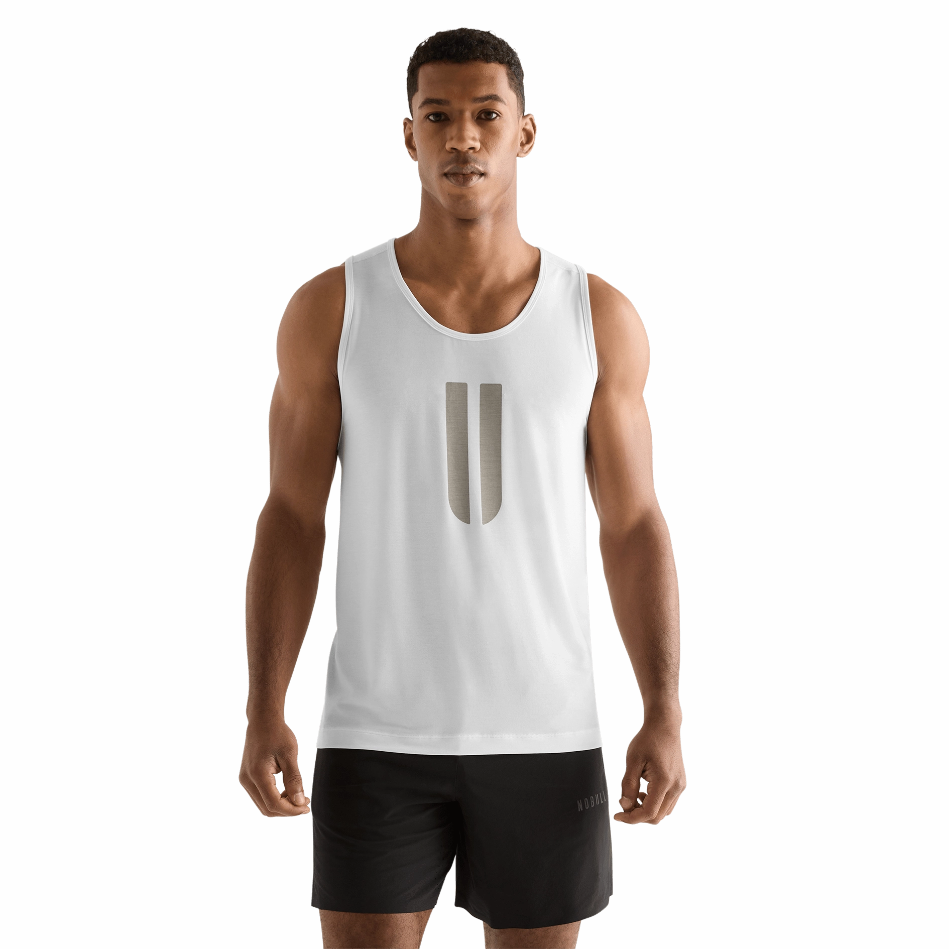 Men's U Tank Reflective Trim Details WrinkleFree Fabric
