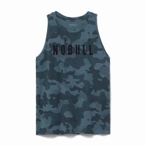 Women's Camo NOBULL High-Neck Tank BreathableFabric Relaxed Sweatshirt