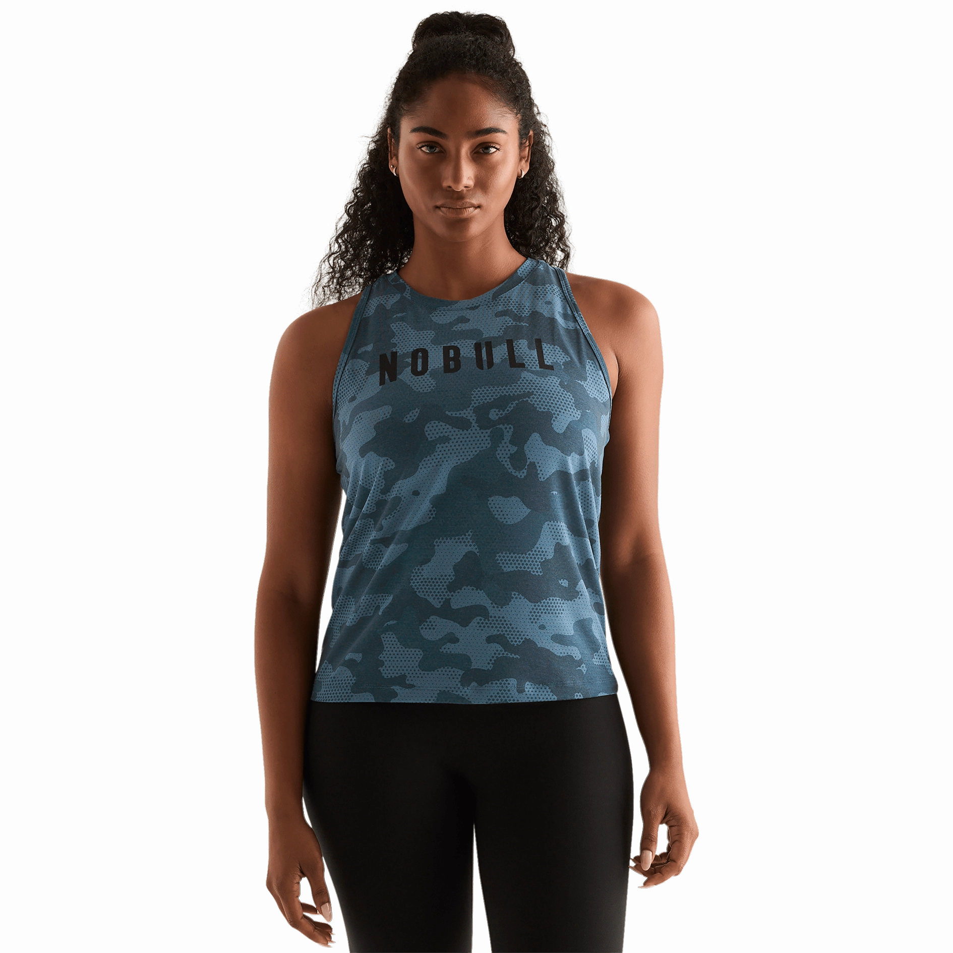 Women's Camo NOBULL High-Neck Tank RawEdgedDesign