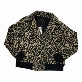 Wrinkle Free Material Jacket Other By Jessica Simpson In Animal Print, Size: S